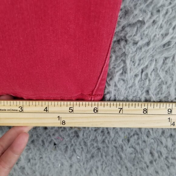 Torrid Jeans Womens 4X Red Stretch High Rise Slimming Pockets Lean Jean Straight - Picture 6 of 13